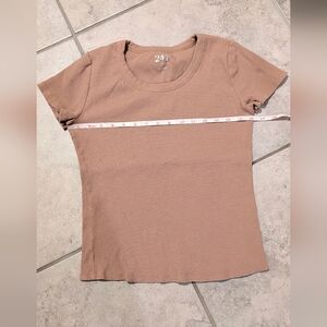 Women's Tan Top New Size Large Maurices Brand